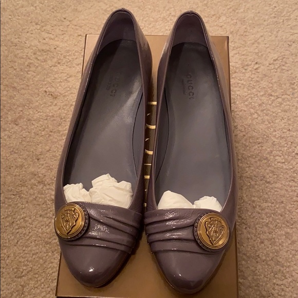 Authentic Gucci Hysteria Patten Flats